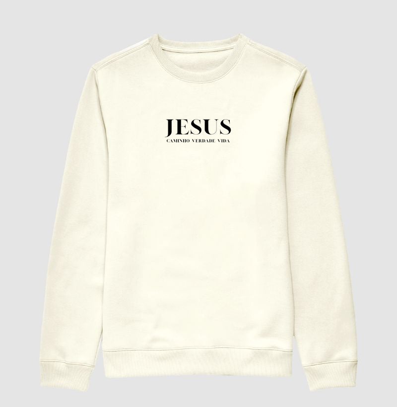Moletom Suéter Caminho Verdade e Vida – Roupa Cristã com Estilo e Fé | Semeador Store