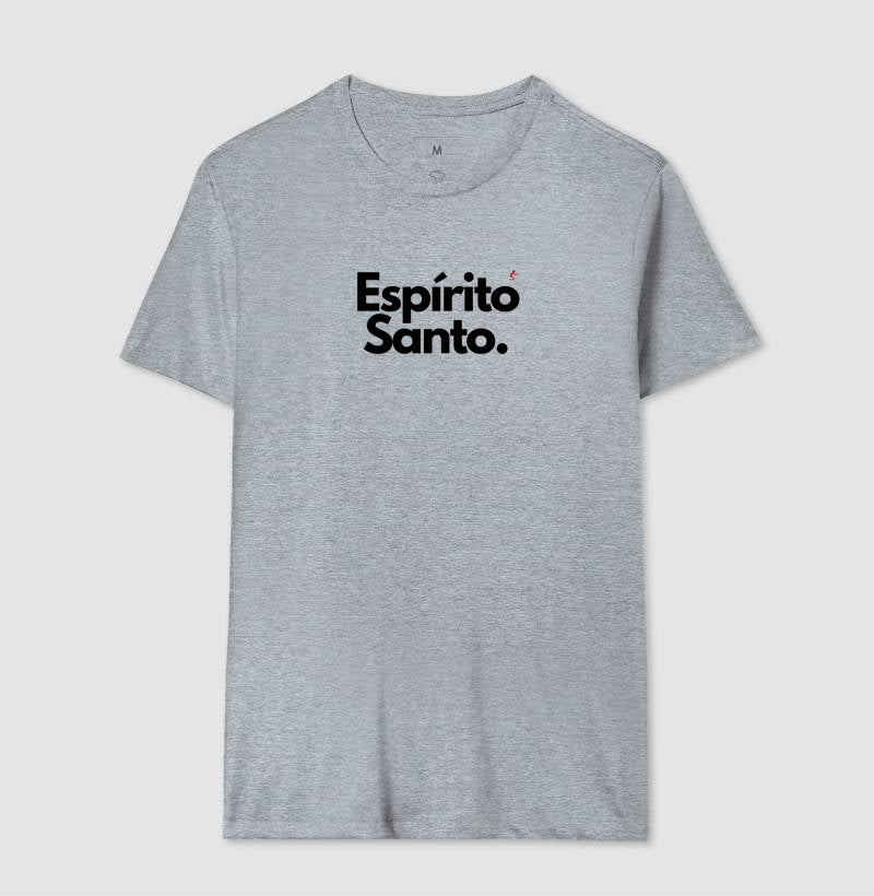 Camiseta Masculina Espírito Santo – Moda Cristã com Estilo e Propósito | Semeador Store