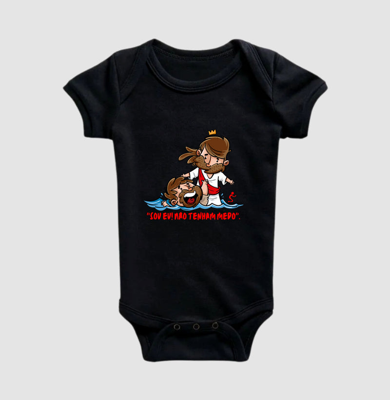 Body Infantil Cristão Não tenha medo – Fé com Conforto para os Primeiros Meses | Semeador Store