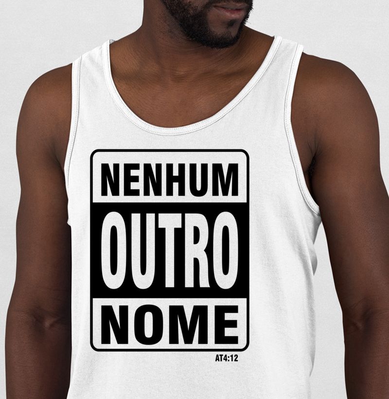 Camiseta Regata Nome – Fé com Estilo Leve e Confortável | Semeador Store