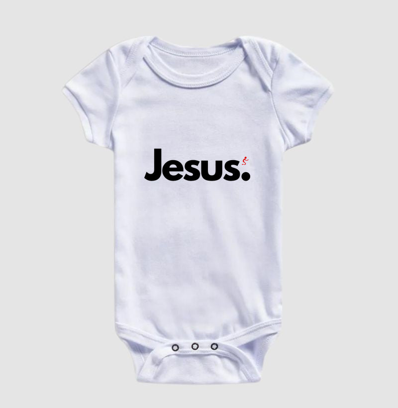 Body Infantil Cristão Jesus – Fé com Conforto para os Primeiros Meses | Semeador Store