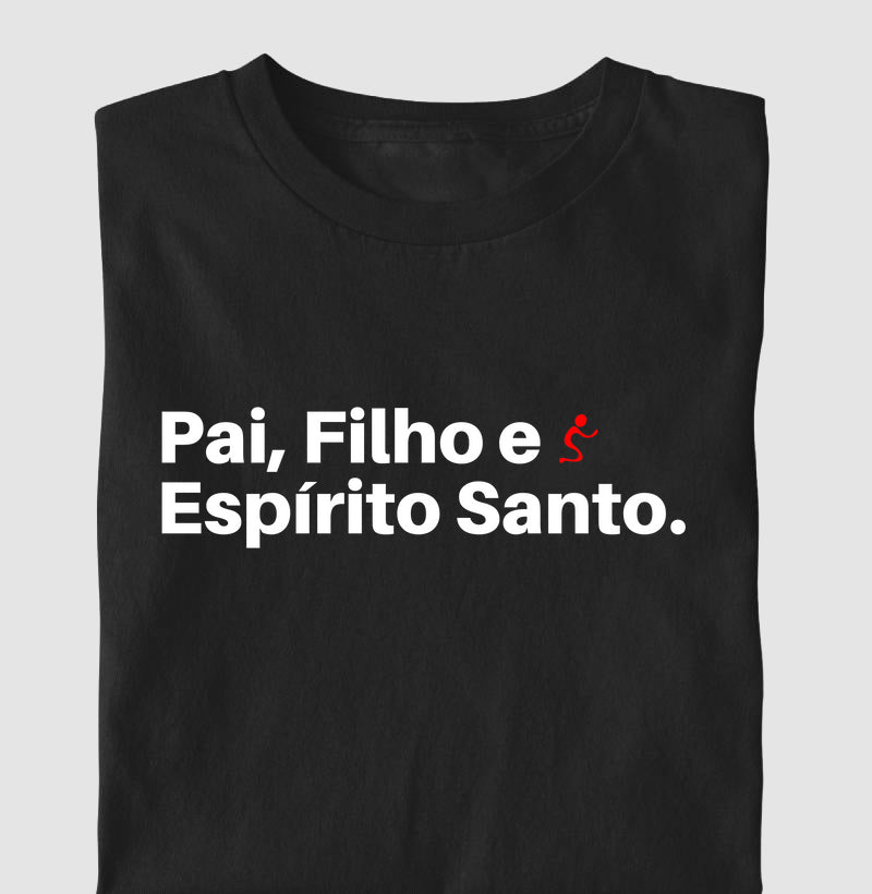 camiseta Infantil Pai, Filho e Espírito Santo