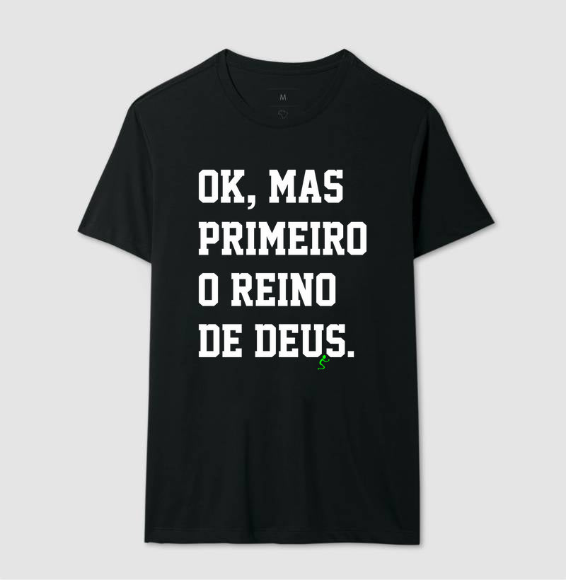 Camiseta Masculina Reino – Moda Cristã com Estilo e Propósito | Semeador Store