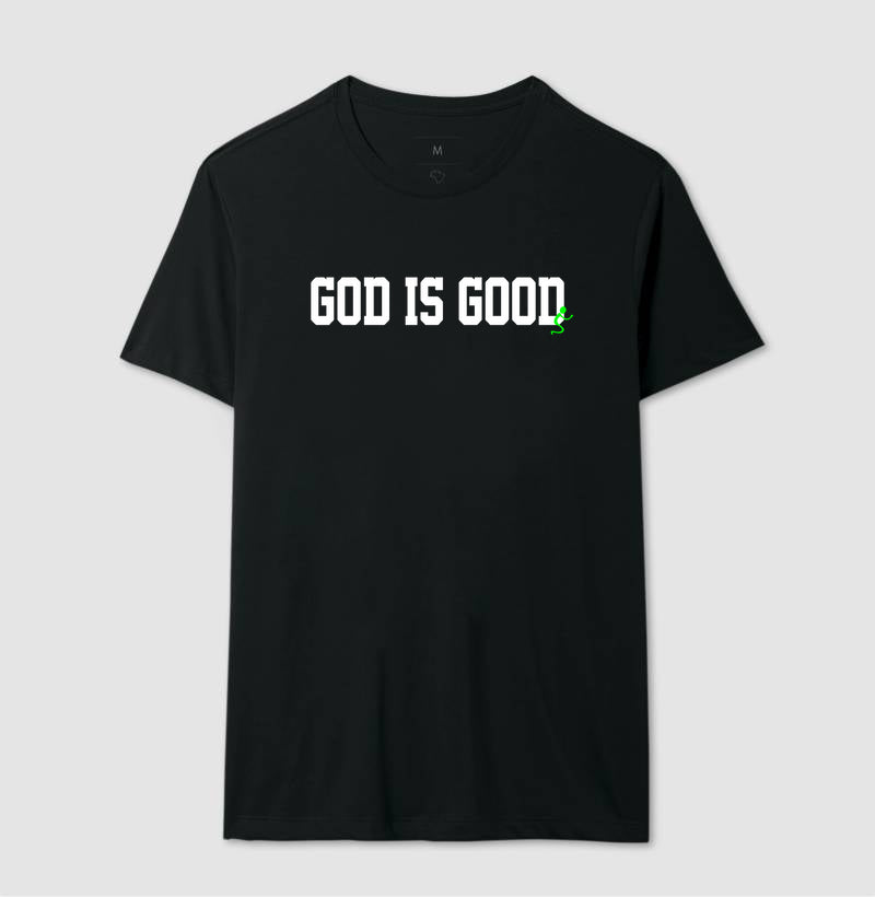 Camiseta Masculina God is good – Moda Cristã com Estilo e Propósito | Semeador Store