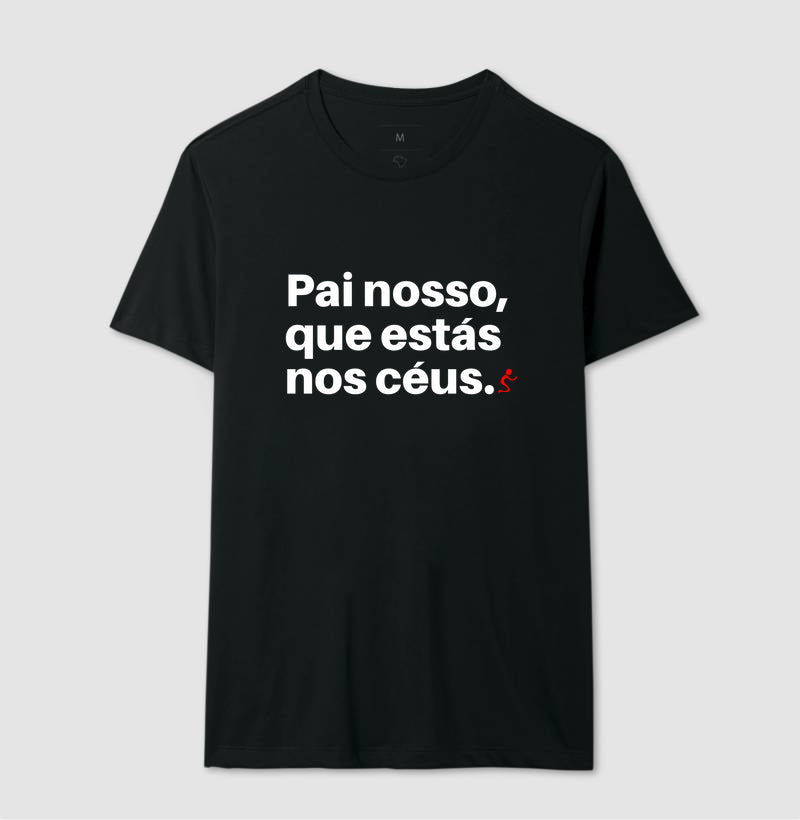 Camiseta Masculina Pai nosso – Moda Cristã com Estilo e Propósito | Semeador Store