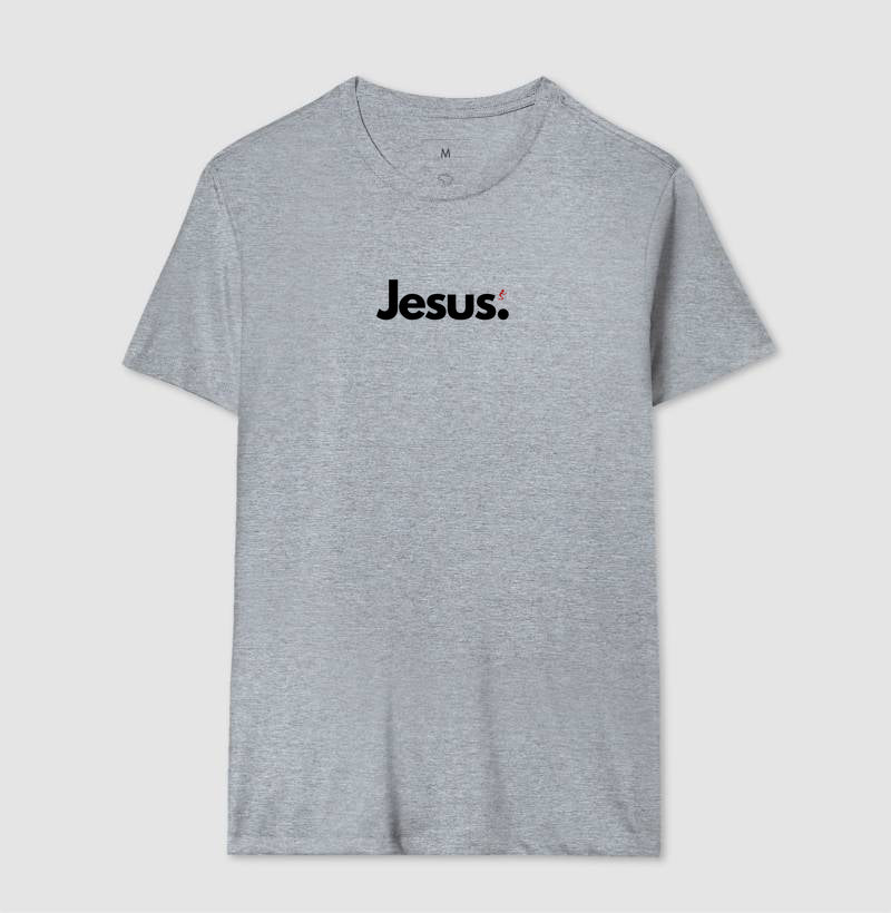 Camiseta Masculina Jesus – Moda Cristã com Estilo e Propósito | Semeador Store