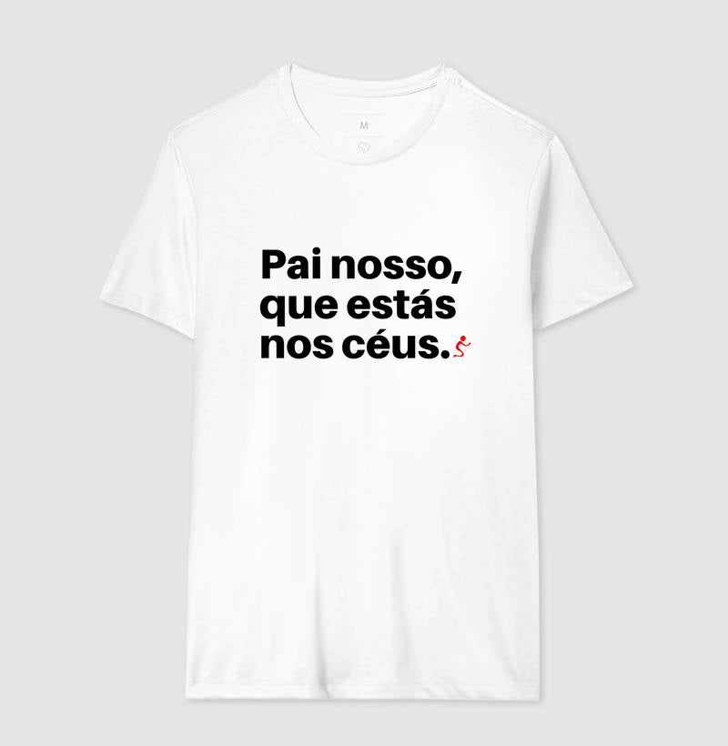 Camiseta Masculina Pai nosso – Moda Cristã com Estilo e Propósito | Semeador Store