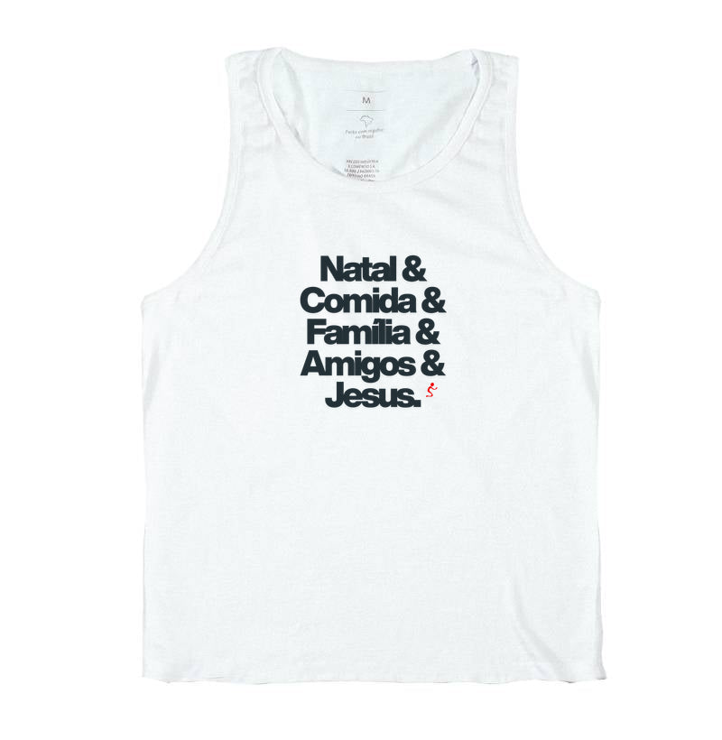 Camiseta Regata Natalina
