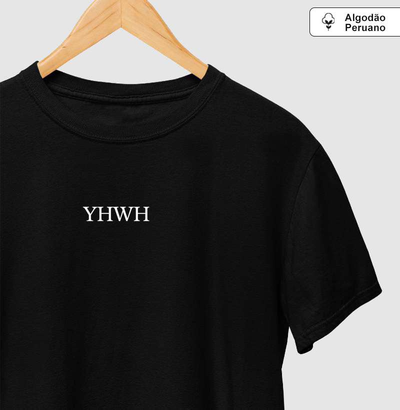 Camiseta Cristã Masculina YHWH - Estilo e Fé em algodão Peruano Premium l Semeador Store