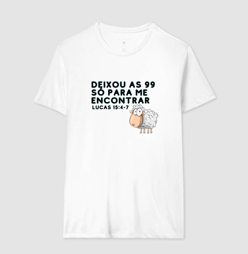 Camiseta Masculina as 99 ovelhas – Moda Cristã com Estilo e Propósito | Semeador Store