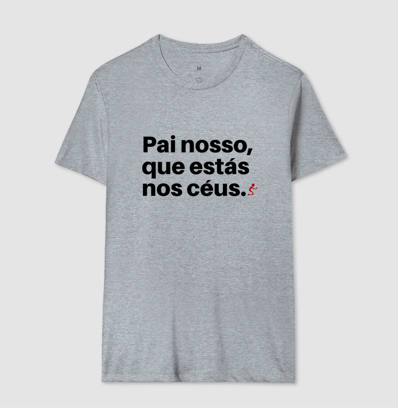 Camiseta Masculina Pai nosso – Moda Cristã com Estilo e Propósito | Semeador Store