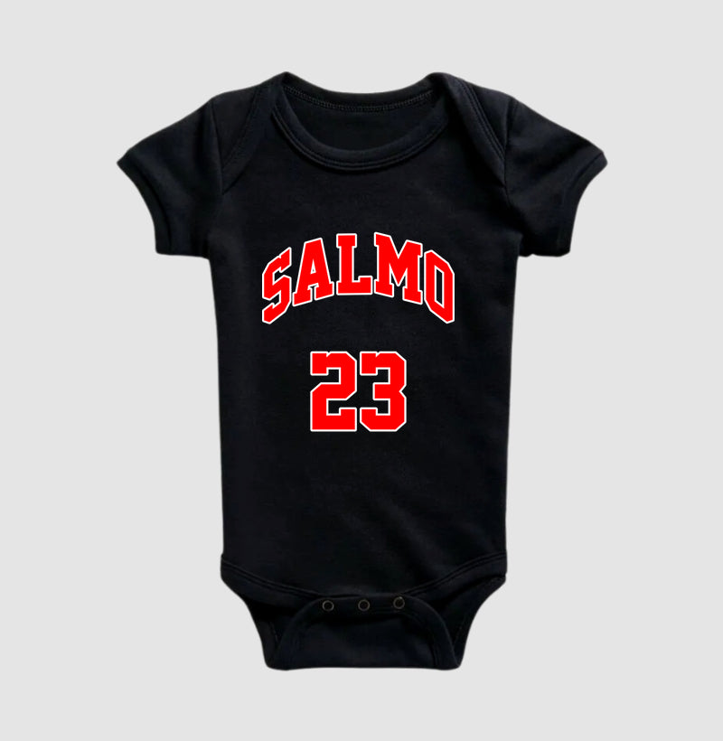 Body Infantil Cristão Salmo 23 – Fé com Conforto para os Primeiros Meses | Semeador Store