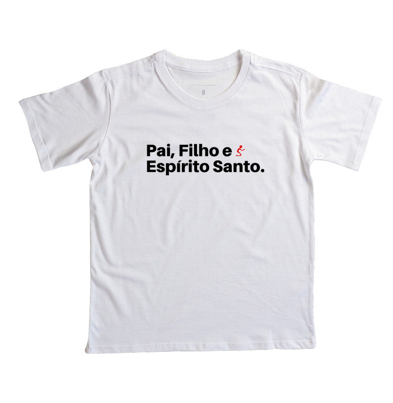 camiseta Infantil Pai, Filho e Espírito Santo