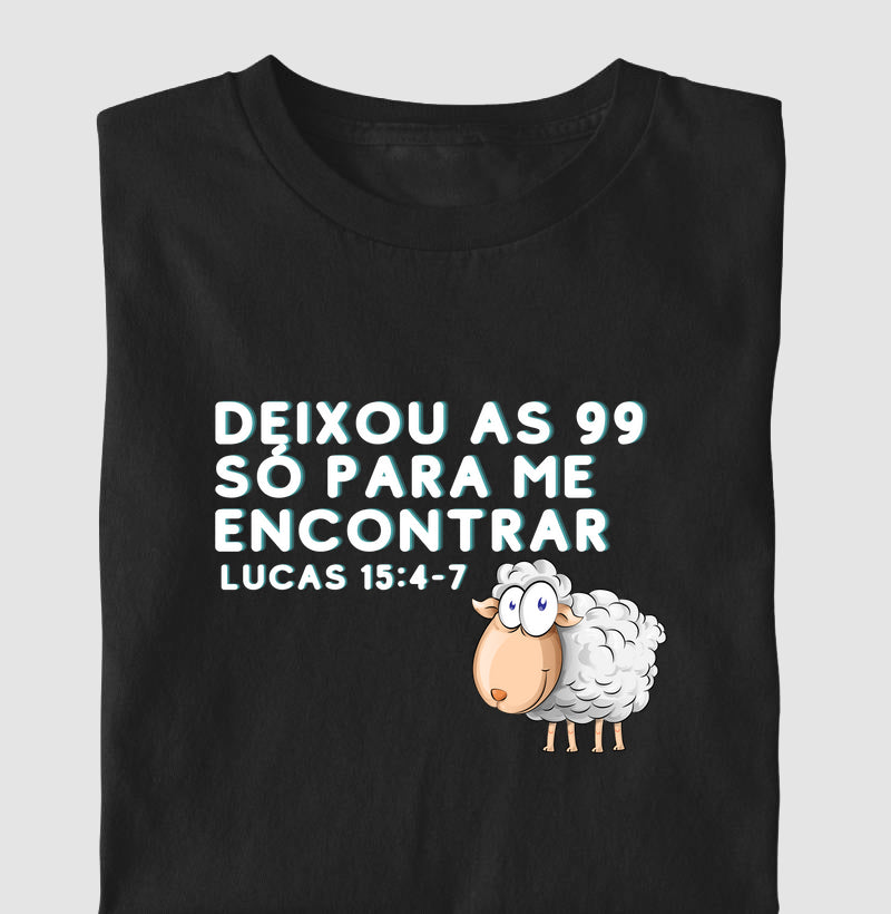Camiseta infantil as 99 ovelhas