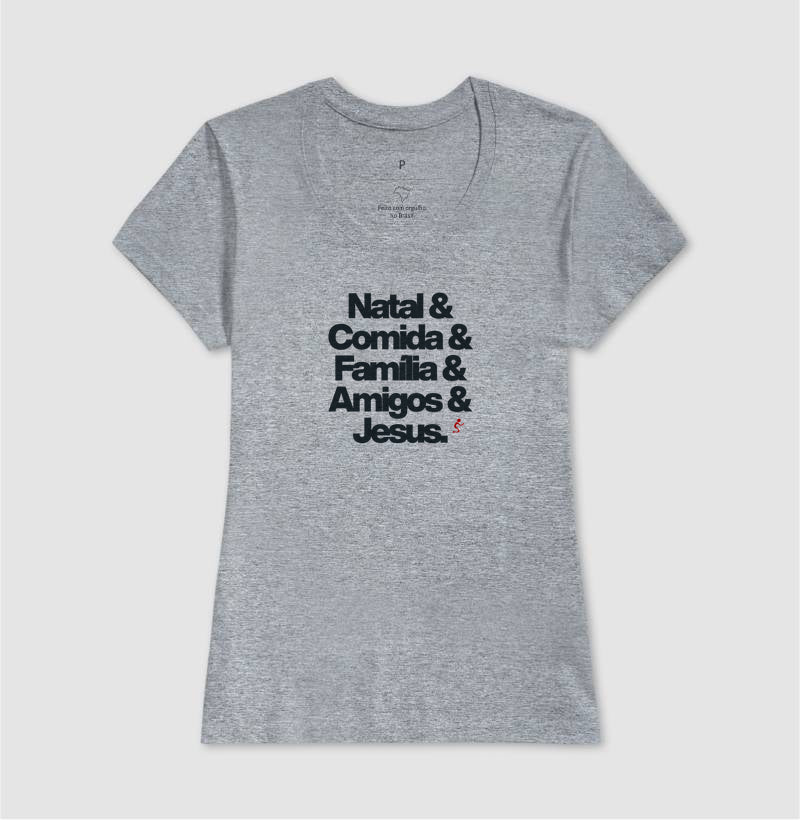 Camiseta Feminina Natalina