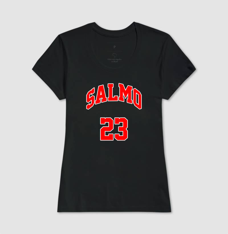 Camiseta Cristã Feminina – “Salmo 23” com Estilo e Fé em Cada Detalhe | Semeador Store