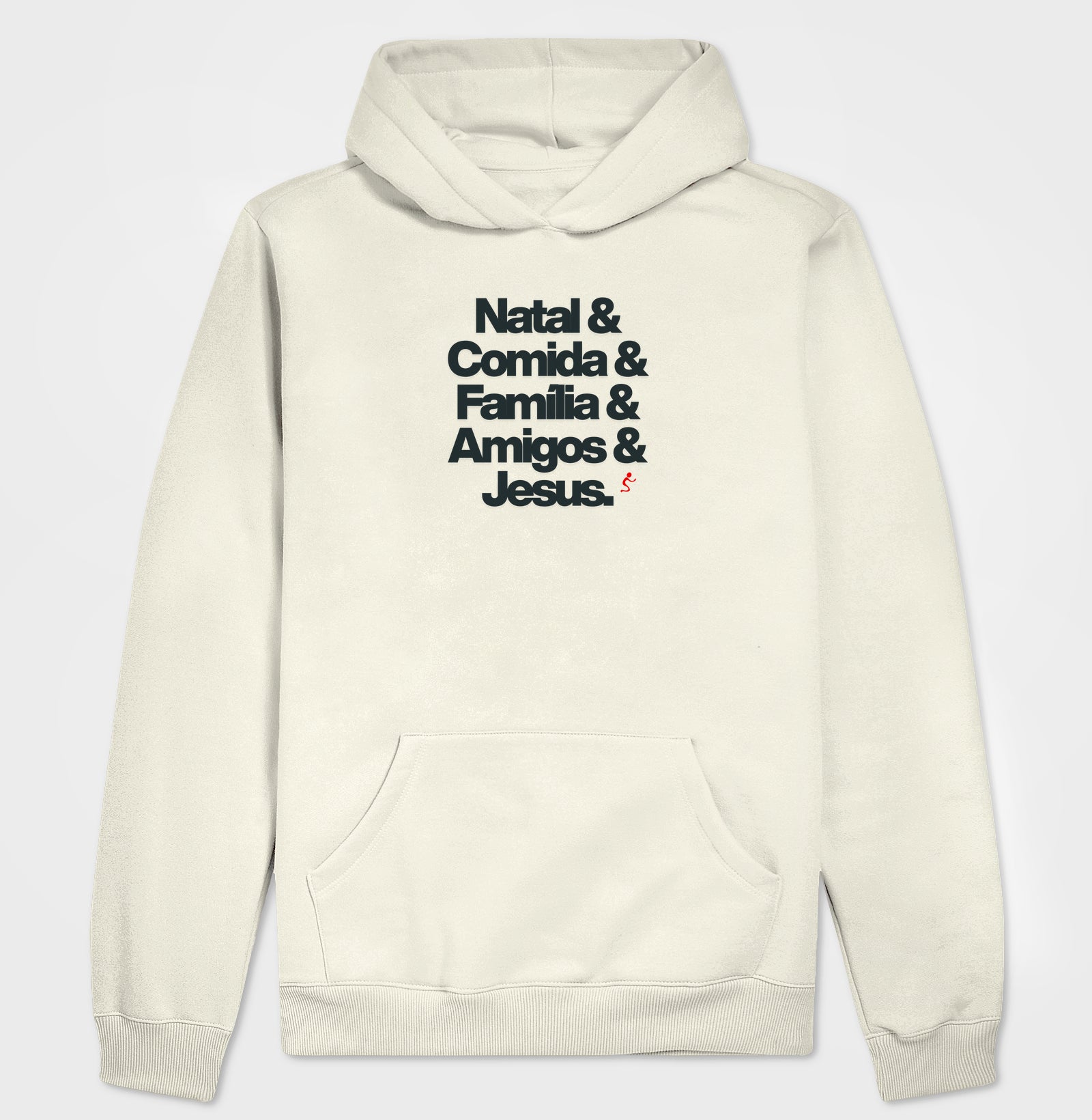 Moletom com capuz Natalino