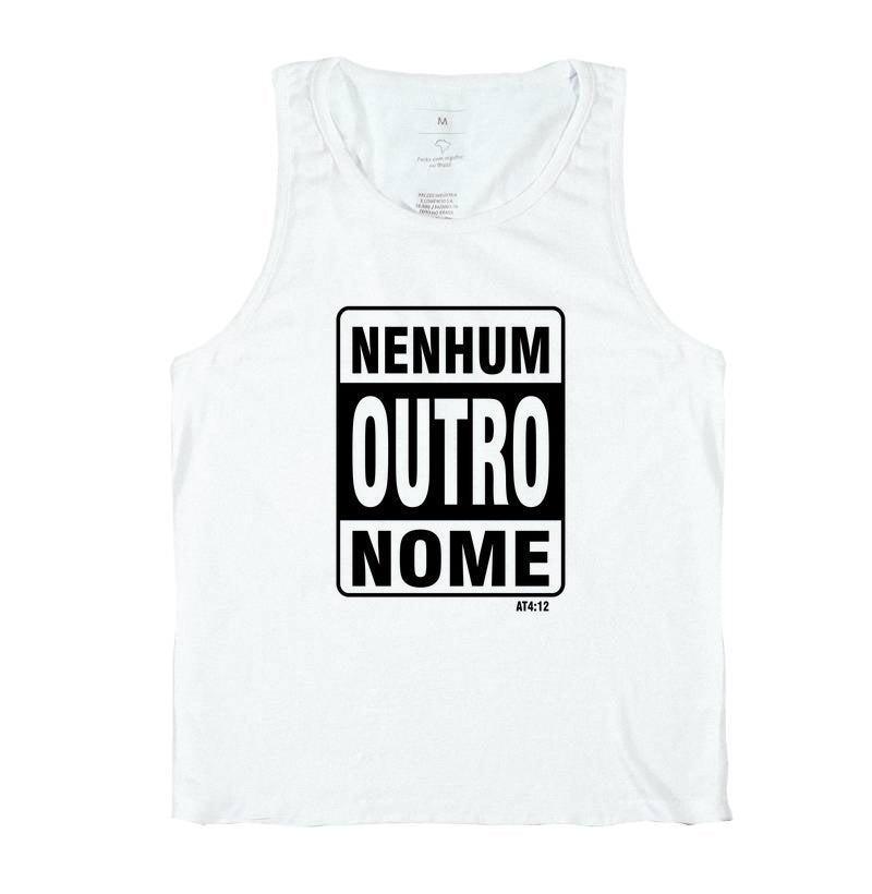 Camiseta Regata Nome – Fé com Estilo Leve e Confortável | Semeador Store