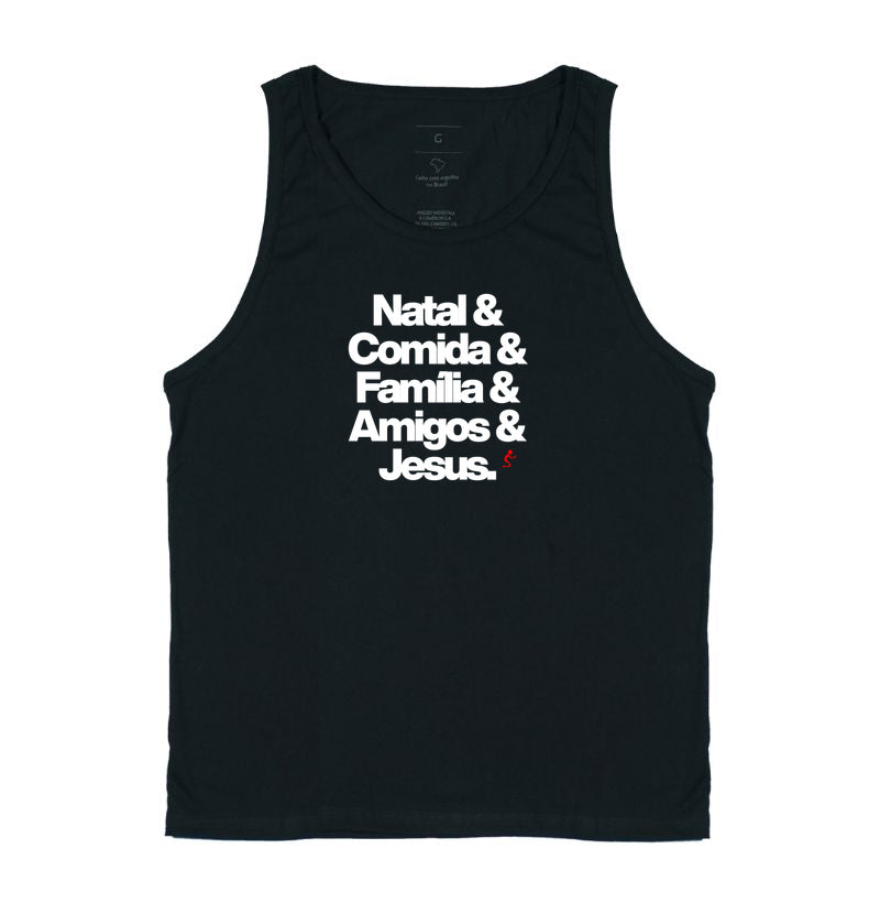 Camiseta Regata Natalina
