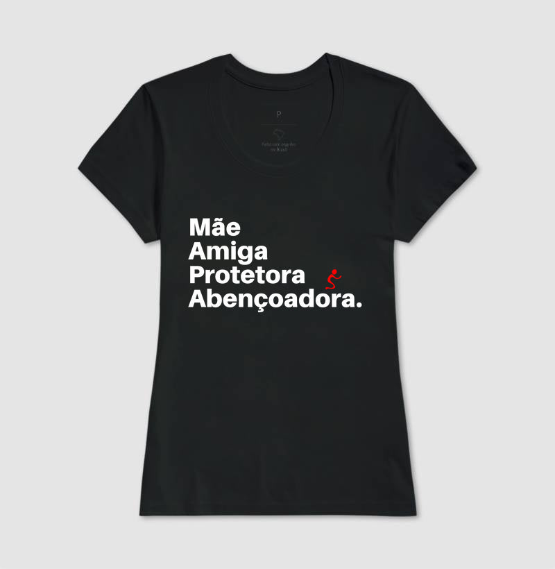 Camiseta Cristã Feminina – “Abençoadora” com Estilo e Fé em Cada Detalhe | Semeador Store