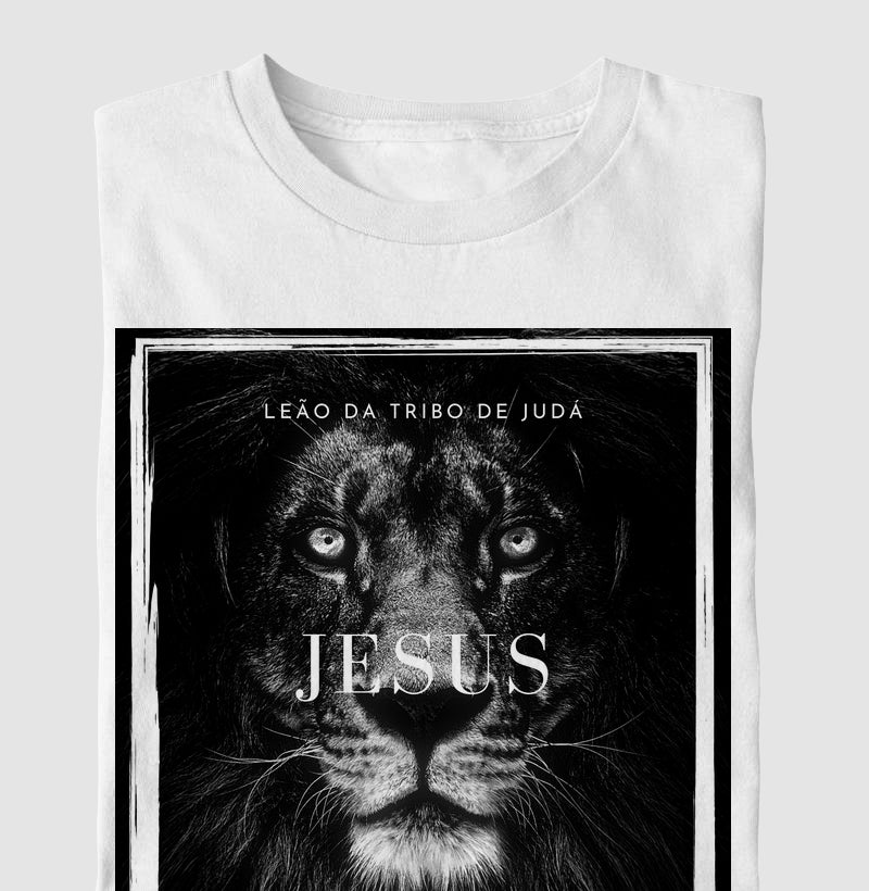 Camiseta Infantil Leão Da Tribo de Judá