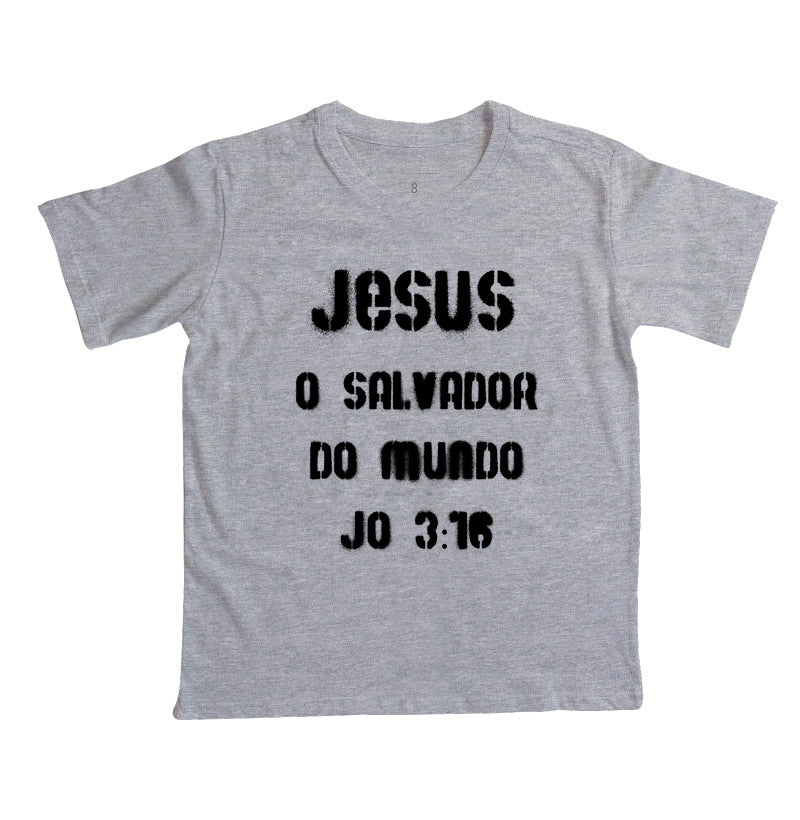 Camiseta Infantil Salvador do Mundo