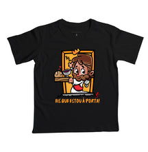 Camiseta Infantil Jesus está à porta