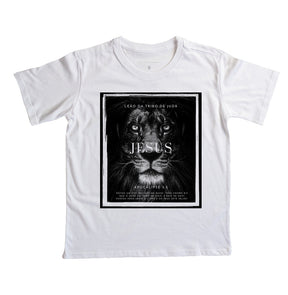 Camiseta Infantil Leão Da Tribo de Judá