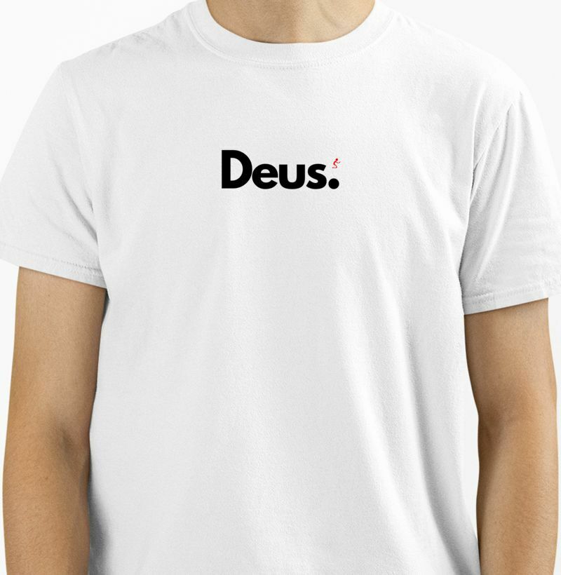 Camiseta Premium Algodão Peruano Deus