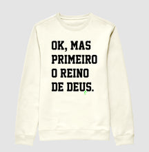 Moletom Suéter Reino – Roupa Cristã com Estilo e Fé | Semeador Store