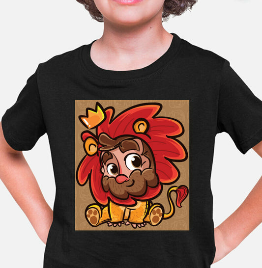 Camiseta Infantil Leão Da Tribo de Judá ll