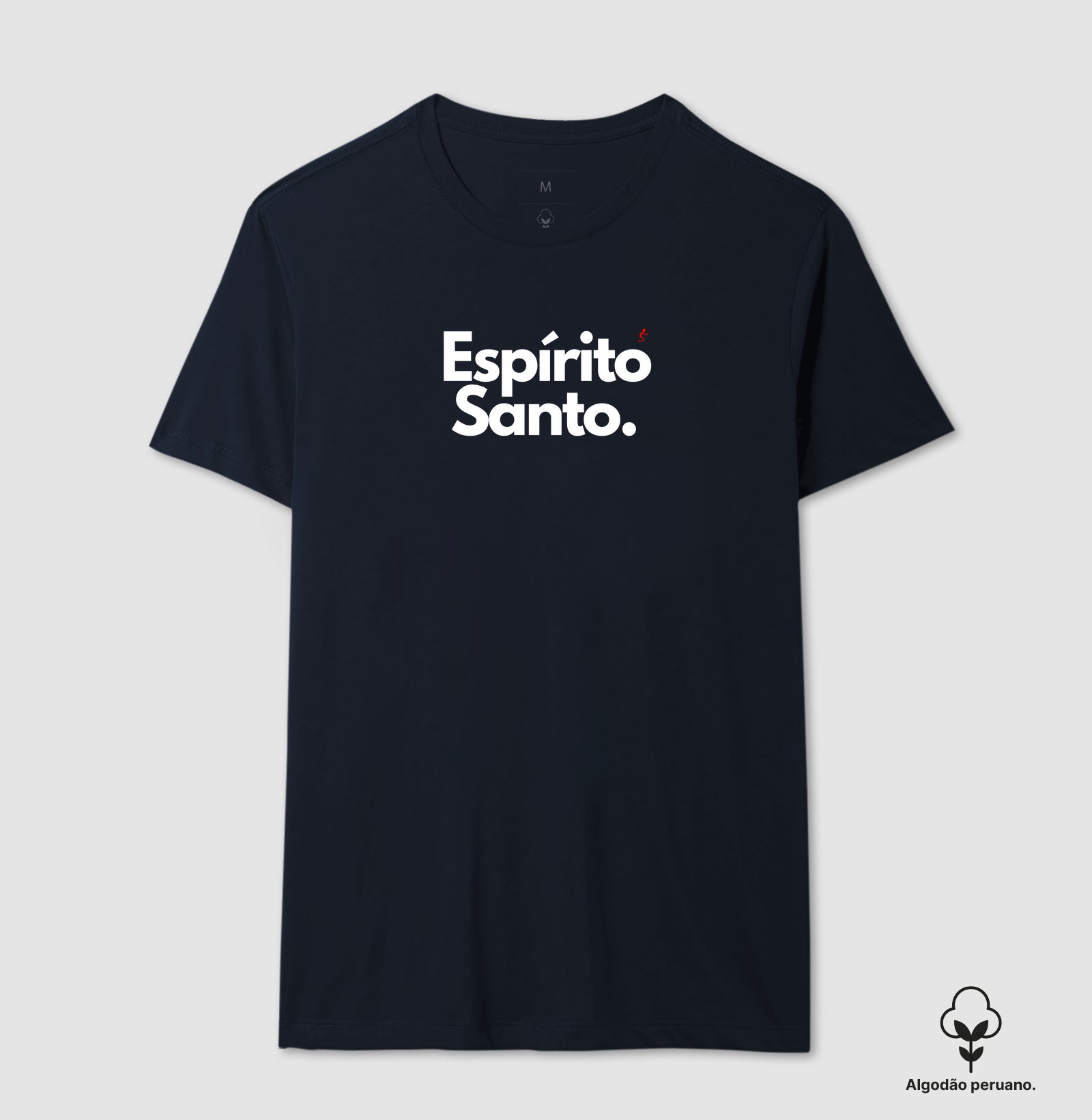 Camiseta Feminina "Espírito Santo" – Fé e Estilo com Algodão Peruano Premium | Semeador Store