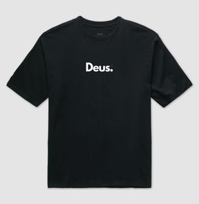 Camiseta Gospel Oversized "Deus" – Fé com Estilo Cristão Streetwear | Semeador Store