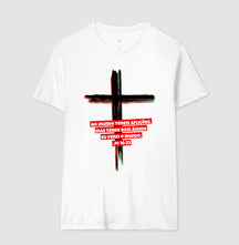 Camiseta Masculina Cruz – Moda Cristã com Estilo e Propósito | Semeador Store
