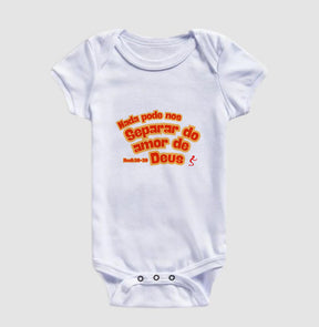Body Infantil Cristão Amor de Deus – Fé com Conforto para os Primeiros Meses | Semeador Store