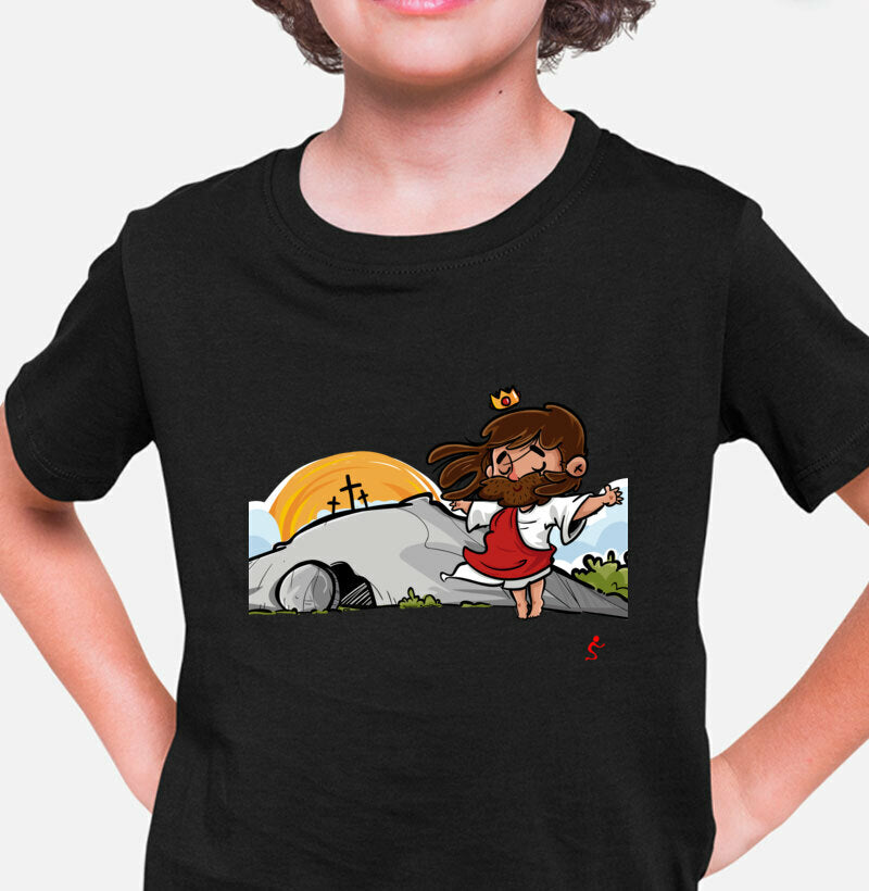 Camiseta Infantil Ressuscitou