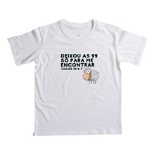 Camiseta infantil as 99 ovelhas