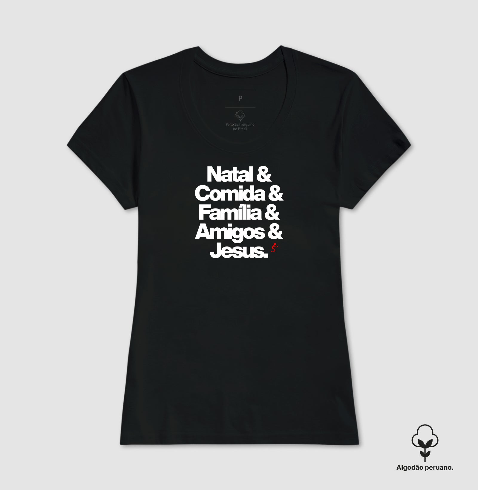 Camiseta Feminina Peruana Natalina