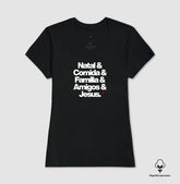 Camiseta Feminina Peruana Natalina