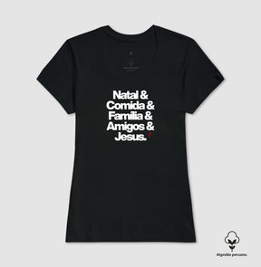 Camiseta Feminina Peruana Natalina
