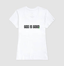Camiseta Cristã Feminina – “God is good” com Estilo e Fé em Cada Detalhe | Semeador Store