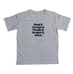 Camiseta Infantil Natalina