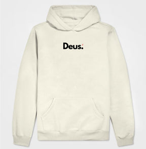 Moletom Hoodie Deus – Estilo Cristão Urbano com Fé e Conforto | Semeador Store