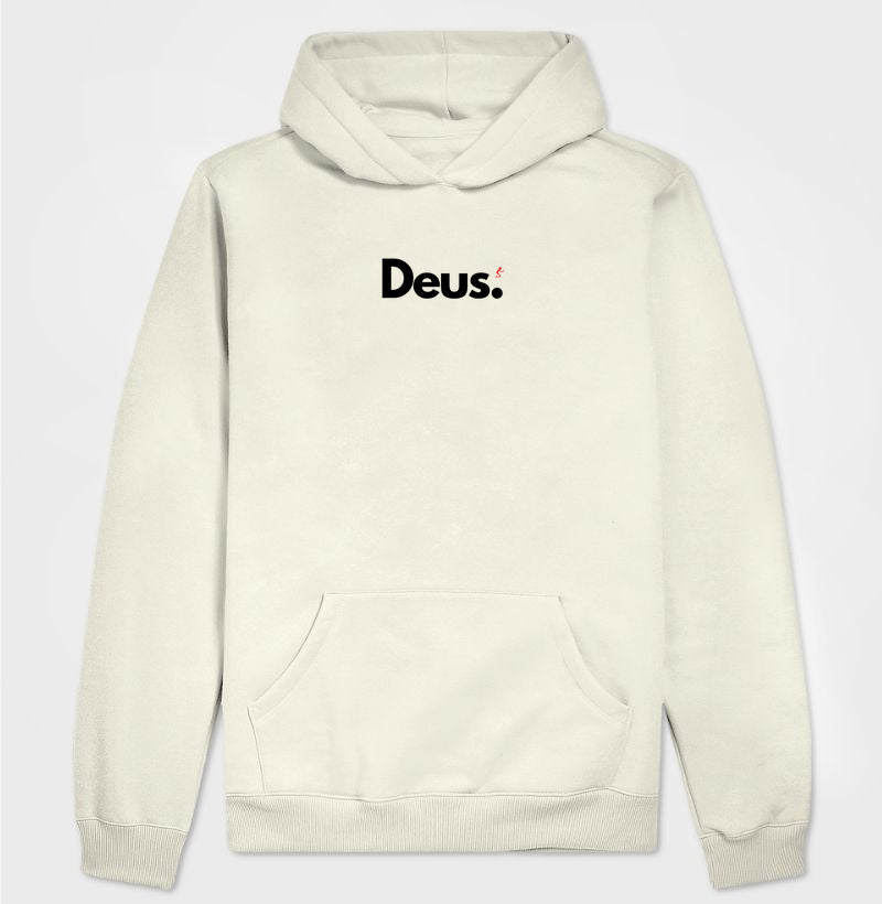 Moletom Hoodie Deus – Estilo Cristão Urbano com Fé e Conforto | Semeador Store