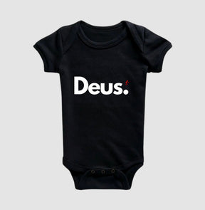 Body Infantil Cristão Deus – Fé com Conforto para os Primeiros Meses | Semeador Store