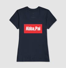 Camiseta Cristã Feminina – “Abba” com Estilo e Fé em Cada Detalhe | Semeador Store