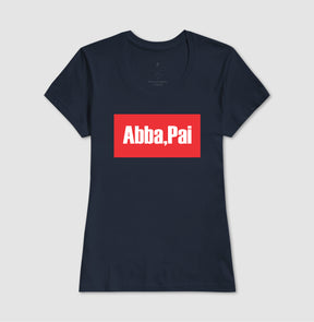 Camiseta Cristã Feminina – “Abba” com Estilo e Fé em Cada Detalhe | Semeador Store