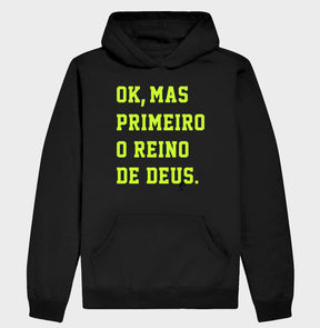 Moletom Hoodie Reino – Estilo Cristão Urbano com Fé e Conforto | Semeador Store