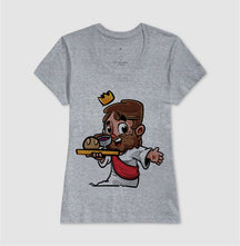 Camiseta Cristã Feminina – “A Ceia” com Estilo e Fé em Cada Detalhe | Semeador Store