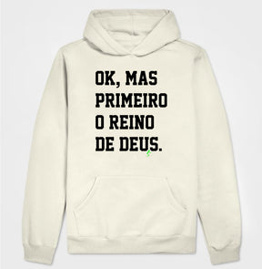 Moletom Hoodie Reino – Estilo Cristão Urbano com Fé e Conforto | Semeador Store